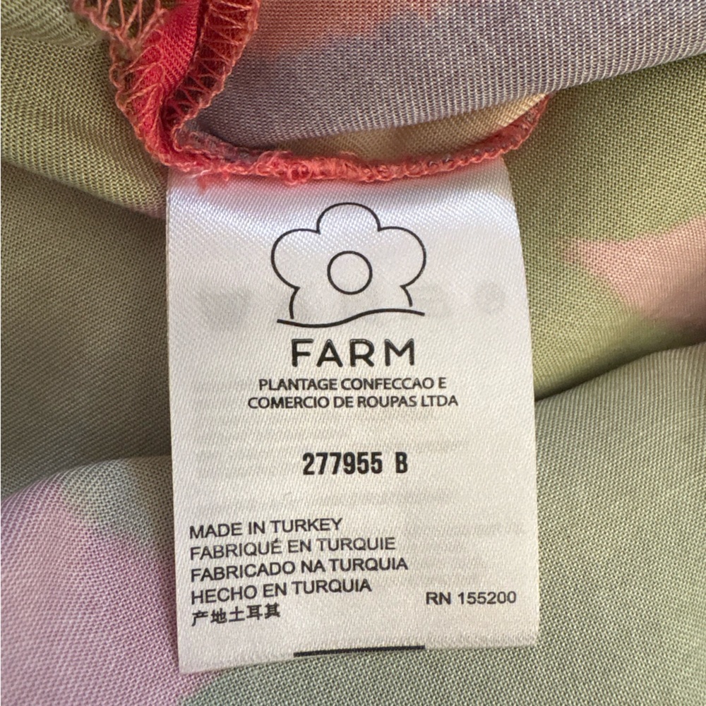 Farm Rio Anthropologie Multicolor Abstract Floral Carioca Winter Jumpsuit size S - Picture 5 of 16